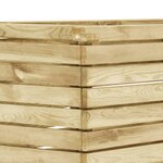 vidaXL Lit surélevé 100x50x50 cm Bois de pin imprégné