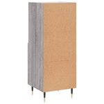 vidaXL Buffet Sonoma gris 34 5x34x90 cm Bois d'ingénierie