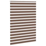 vidaXL Store zèbre marron 155x200cm largeur du tissu 150 9cm polyester