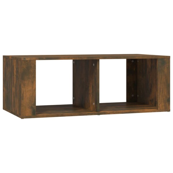 vidaXL Table basse Chêne fumé 100x50x36 cm Bois d'ingénierie