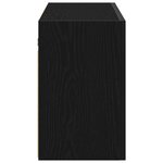 vidaXL Armoire murale de bain noir 100x25x40 cm bois d'ingénierie
