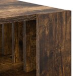 vidaXL Table basse Chêne fumé 92 x 49 5 x 45 cm Bois d'ingénierie