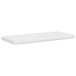 vidaXL Matelas en mousse 2 Pièces blanc 100x200 cm 7 zones dureté 20 ILD