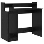 vidaXL Bureau Chêne noir 97 x 45 x 90 cm Bois d'ingénierie