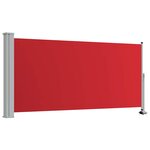 vidaXL Auvent latéral rétractable de patio 120x300 cm Rouge