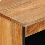 vidaXL Buffet Naturel 60 x 33 5 x 75 cm Bois de mangue massif