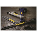 Rhino Étiquettes industrielles Nylon flexible Rouleau de 19 mm x 3 5 m Noir sur Jaune DYMO
