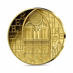 Excellence à la française - Notre-Dame de Paris Monnaie de 10€ 1/10 oz Or