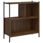 vidaXL Bibliothèque chêne marron 72x28x77 5 cm bois d'ingénierie