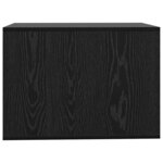 vidaXL Enceinte pour bac à litière pour chat Chêne noir