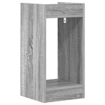 vidaXL Support de Plante Sonoma gris 30 x 30 x 60 cm Bois d'ingénierie