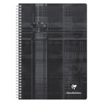 Cahier spirales clairefontaine metric - a4 21 x 29 7 cm - grands carreaux - 180 pages