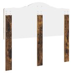 vidaXL Tête de lit Chêne fumé 120 cm Bois d'ingénierie