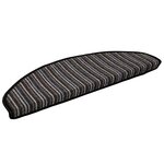 vidaXL Tapis d'escalier auto-adhésifs 15 Pièces Anthracite 65 x 21 x 4 cm