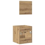 vidaXL Ensemble de meubles salle de bain 2 Pièces bois d'ingénierie