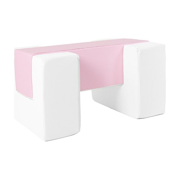 Blocs en mousse blanc rose pastel