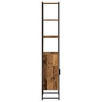 vidaXL Cabinet de salle de bain Bois ancien 33 x 33 x 185.5 cm