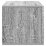 vidaXL Meuble TV mural Sonoma gris 78 5 x 31 x 30 cm Bois d'ingénierie