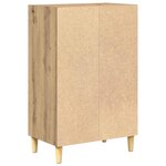 vidaXL Buffet chêne artisanal 57 x 35 x 89 5 cm Bois d'ingénierie