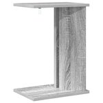 vidaXL Table d'appoint Gris Sonoma 35 x 25 x 50 cm Bois d'ingénierie