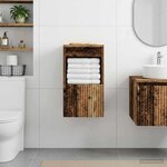vidaXL Armoire de salle de bain Bois ancien 30 x 44 5 x 50 cm