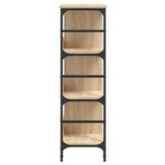 vidaXL Buffet chêne sonoma 102x32x103 5 cm bois d'ingénierie