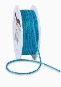 Cordelette jute 25-m-rouleau 2 mm aigue marine