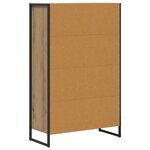 vidaXL Bibliothèque Chêne artisan 68 x 30 x 108.5 cm Bois d'ingénierie