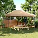 vidaXL Tente de fête Beige 292 x 440 x 315 cm Tissu Oxford
