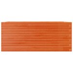 vidaXL Jardinière cire marron 110x60x45 5 cm bois de pin massif