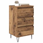 vidaXL Buffet Bois Ancien 40 x 35 x 70 cm Bois d'ingénierie et fer