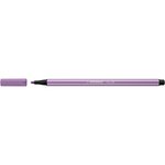 Stylo feutre pen 68 pointe moyenne mauve glycine stabilo