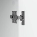 vidaXL Meuble TV Blanc brillant 102 x 34 5 x 47 cm Bois d'ingénierie