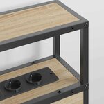 vidaXL Tête de lit de rangement Chêne sonoma 160 cm Bois d'ingénierie