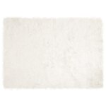 vidaXL Tapis en fausse Tafalla Blanc 120 x 170 cm Polyester