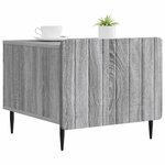 vidaXL Table basse Sonoma gris 49 x 50 x 42 cm Bois d'ingénierie