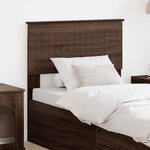 vidaXL Tête de lit Chêne brun 80 cm Bois d'ingénierie