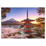 Puzzle 1000 p - Cerisiers en fleurs du Mont Fuji
