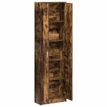 vidaXL Armoire Chêne fumé 55 x 25 x 189 cm Bois d'ingénierie