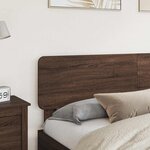 vidaXL Tête de lit Chêne brun 200 cm Bois d'ingénierie