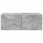 vidaXL Meuble TV mural Béton 60 x 31 x 29.5 cm Bois d'ingénierie