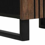 vidaXL Meuble de Lavabo de Salle de Bain Noyer 38 x 33 x 160 cm