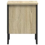 vidaXL Tables de chevet 2Pièces chêne sonoma 40x30x40cm bois d'ingénierie