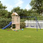 vidaXL Aire de jeux d'extérieur bois de pin massif