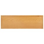 vidaXL Commode 105x33 5x73 cm Bois de chêne massif