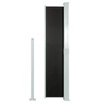 vidaXL Auvent latéral rétractable 140 x 300 cm Noir