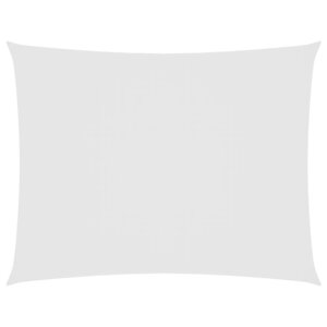 vidaXL Voile de parasol tissu oxford rectangulaire 5x6 m blanc