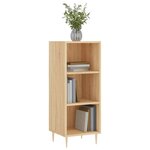 vidaXL Buffet chêne sonoma 34 5x32 5x90 cm bois d'ingénierie