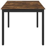 vidaXL Table de salle à manger / Table de repas MÉTAL