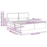 vidaXL Cadre de lit Bois ancien 200 x 200 cm Pin massif